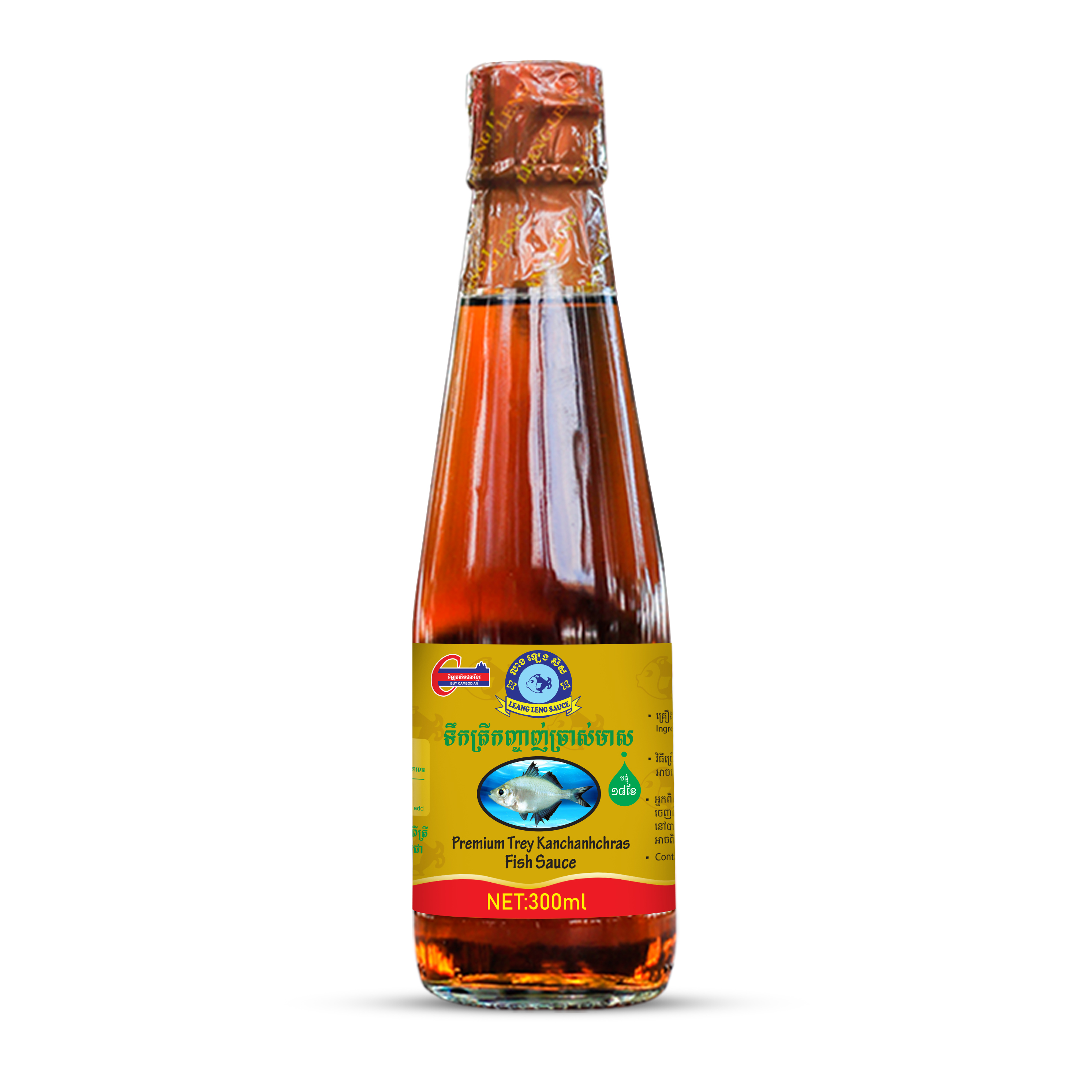 Premium Fish Sauce Trey Kanchanchras 300ml