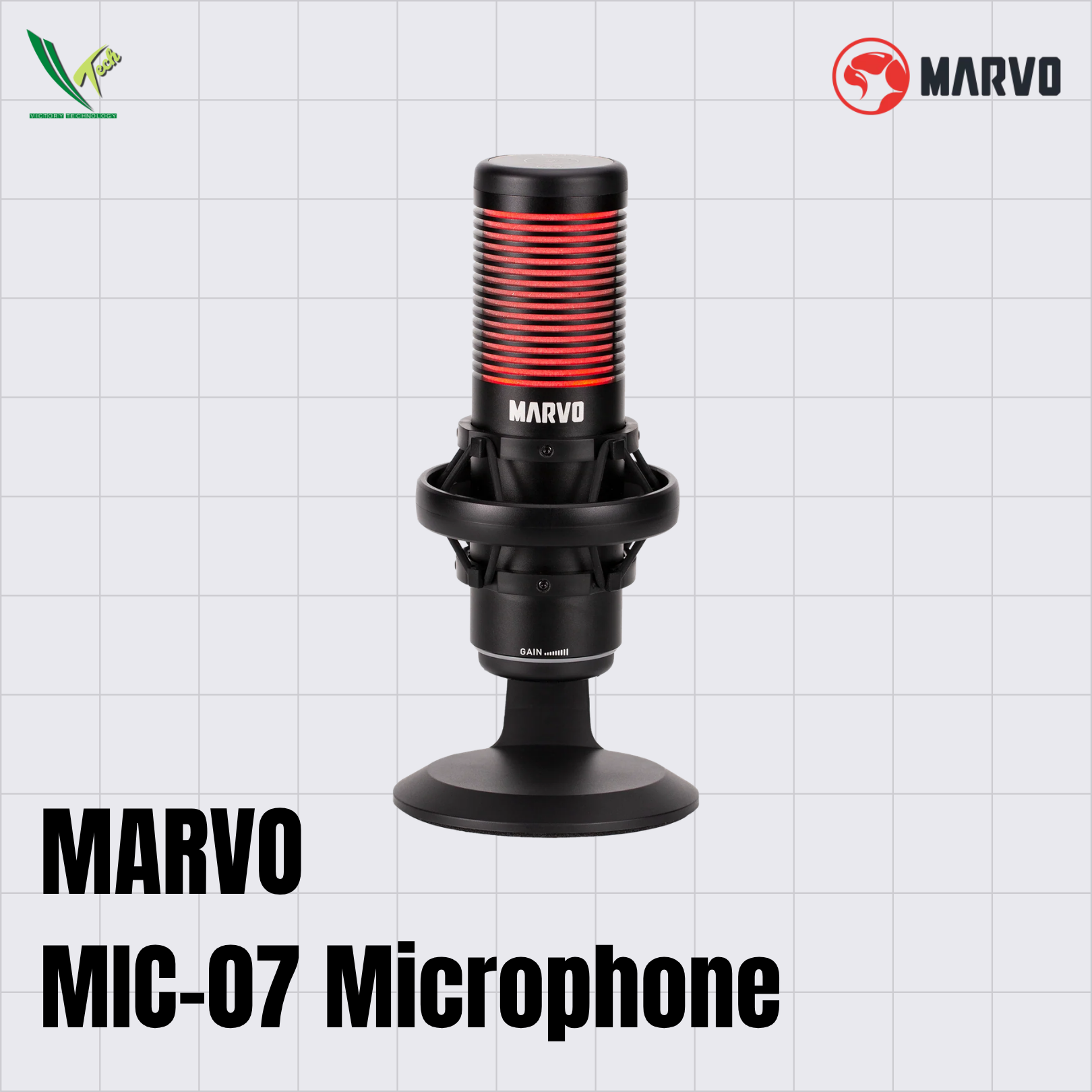Marvo MIC-07 Computer Condenser Microphone